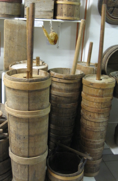 Lots of butter churns